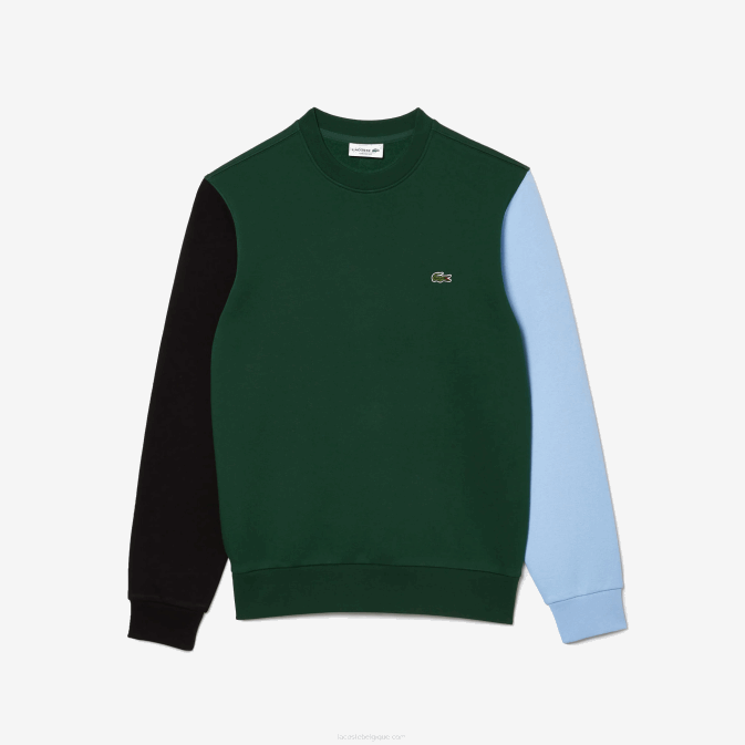 vert noir bleu ug6 V6HV1096 Hommes Lacoste sweat molleton brossé