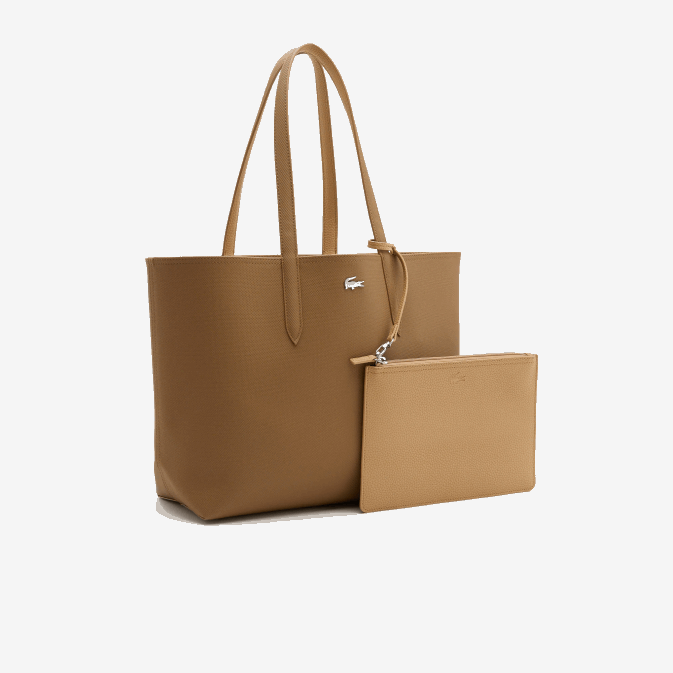 viennois feuillu k60 V6HV2778 femmes Lacoste sac cabas bicolore réversible anna