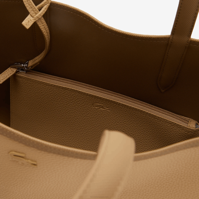 viennois feuillu k60 V6HV2778 femmes Lacoste sac cabas bicolore réversible anna