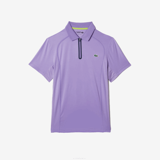 violet bleu marine 6gp V6HV869 Hommes Lacoste polo sport thermorégulateur en piqué ultra sec
