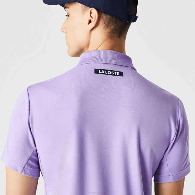 violet bleu marine 6gp V6HV869 Hommes Lacoste polo sport thermorégulateur en piqué ultra sec