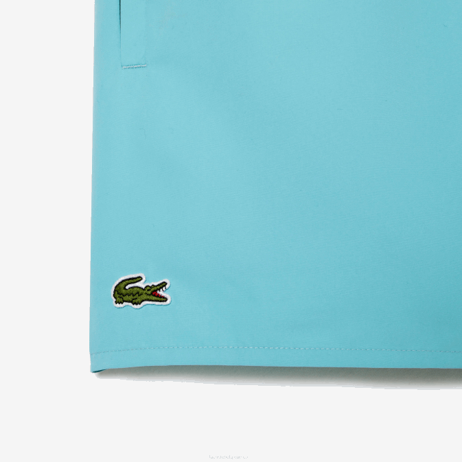 vyi vert turquoise V6HV543 Hommes Lacoste short de bain léger à séchage rapide
