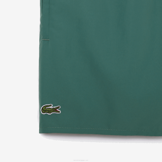 wij vert kaki V6HV546 Hommes Lacoste short de bain léger à séchage rapide