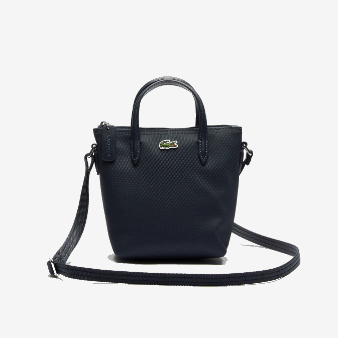 éclipse 141 V6HV2819 femmes Lacoste mini sac cabas zippé en toile enduite l1212 concept petit piqué